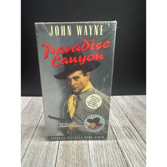 Paradise Canyon VHS Movie 1991 John Wayne - NEW SEALED! - Picture 1 of 6